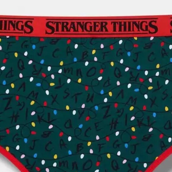 Torrid Panty 1X Cheeky Panties Stranger Things Christmas Lights Mid Rise Plus - Picture 1 of 3